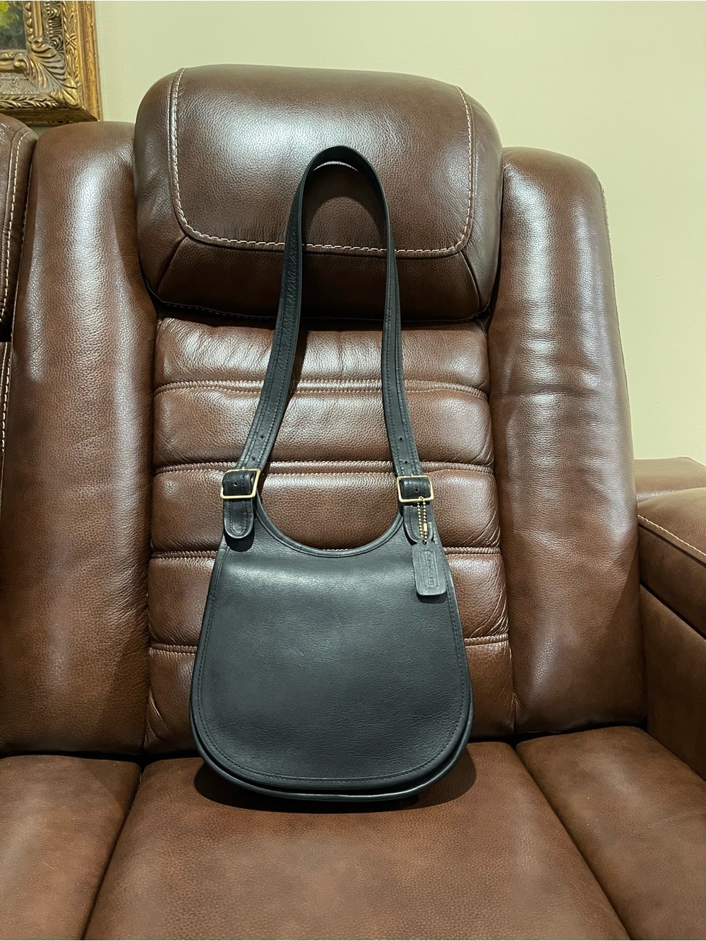 Vintage Coach Saddle Bag Small ( NYC MADE )